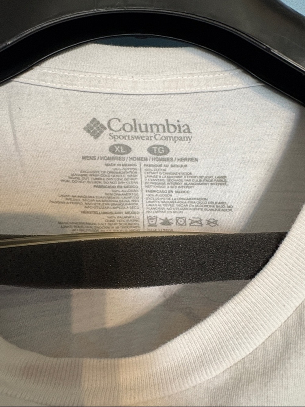 Columbia White Short-Sleeve Tee with Yellow and Green Outdoor Graphic - Picture 2 of 4